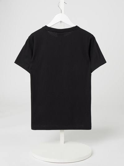 CHAMPION T-Shirt aus Baumwolle mit Logo-Print  Black 3