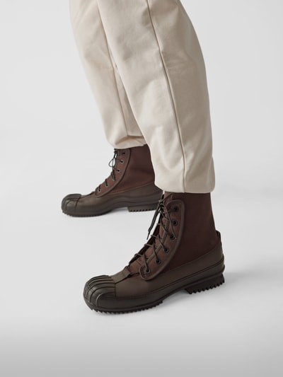 Maison Margiela Boots mit Label-Details (dunkelbraun) online kaufen