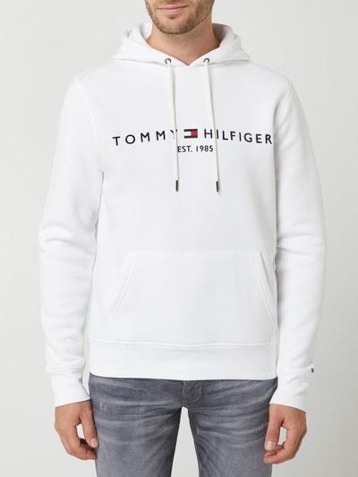 Tommy Hilfiger Bluza z kapturem z logo Biały 4