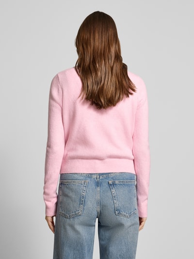 Mango Cardigan mit Rundhalsausschnitt Modell 'SEEDSUN' Rosa 5