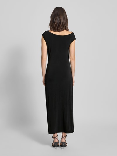 Neo Noir Slim Fit Maxikleid mit Zierschnalle Modell 'Minja' Black 5