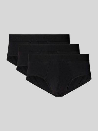 Bread & Boxers Slip mit elastischem Bund Black 1