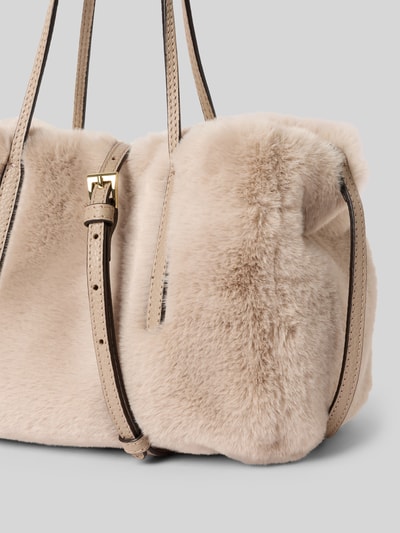 Produktfoto, Handtasche aus echtem Leder Modell 'NOELLE' von Abro, Dames handtas, bontlook, magneetsluiting, hoofdvak, smalle schouderband, lange draagbanden, twee ritsvakken binnen, Breedte 28 cm, Lengte 20 cm, Diepte 15 cm, schouderbandlengte 38 cm