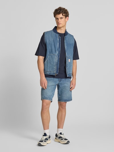 Redefined Rebel Shorts mit Kontrastnähten Modell 'Mito' Hellblau 1