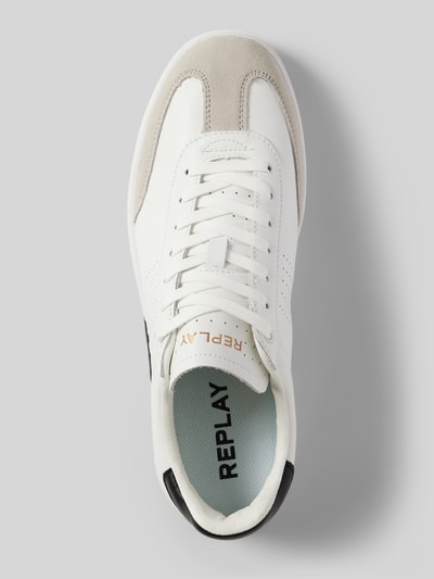 Replay Sneakers met labelprint, model 'POLYS' Wit - 3