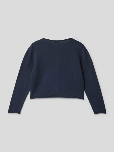 s.Oliver RED LABEL Strickjacke mit Rundhalsausschnitt Marineblau 3