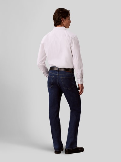 Calvin Klein Jeans Straight Fit Jeans aus reiner Baumwolle Dunkelblau 5