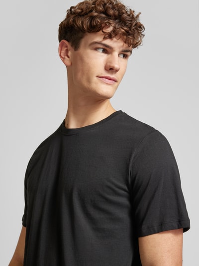 Jack & Jones T-Shirt mit Label-Patch Modell 'NOA' im 3er-Pack Weiss 3