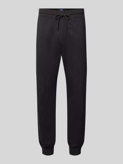 MCNEAL Straight Fit Jogginghose aus Baumwoll-Mix Black 2