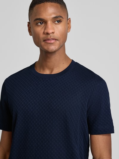 JOOP! COLLECTION T-Shirt mit geripptem Rundhalsausschnitt Marine 3