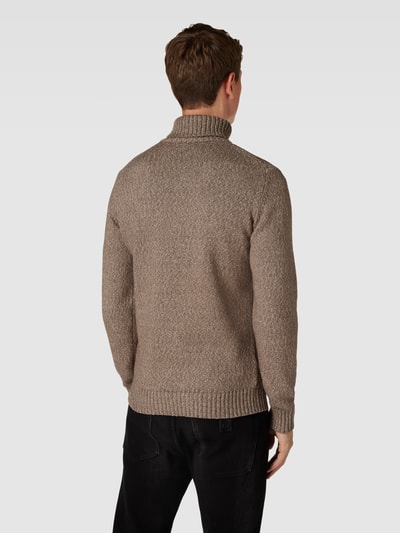 Cinque Gebreide pullover, model 'Thore' Donkerbruin - 5