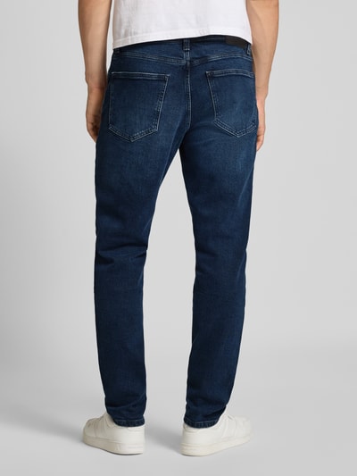 Marc O'Polo Denim Tapered fit jeans van katoenmix, model 'ARIC' Donkerblauw - 5