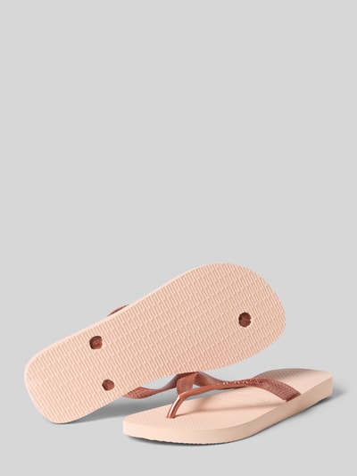 Havaianas Japonki z detalem z logo Różowy 4