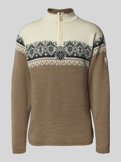 Dale of Norway Wollen pullover met schipperskraag, model 'Moritz' Offwhite - 2