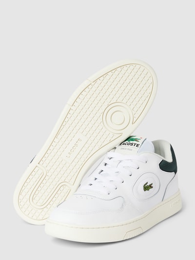 Lacoste Sneaker aus Leder Modell 'LINESET' Weiss 3