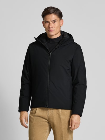 SCANDINAVIAN EDITION Regular Fit Jacke mit Zweiwege-Reißverschluss Modell 'Nimbus' BLACK 4