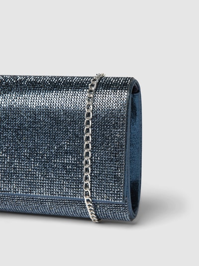 Jake*s Cocktail Clutch in envelopmodel met strass-steentjes Marineblauw gemêleerd - 3