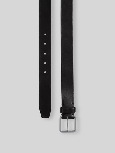 Marc O'Polo Gürtel aus Rindsnappa mit Metallschnalle Black 2