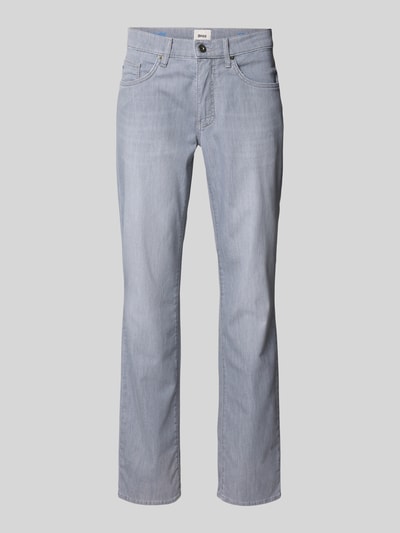 Brax Regular Fit Jeans im 5-Pocket-Design Modell 'Cadiz' Silber 1