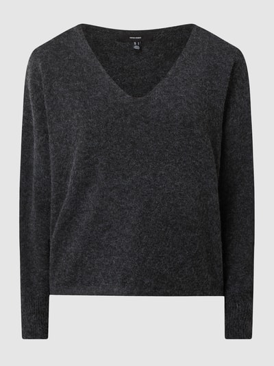 Vero Moda Pullover in Melange-Optik Modell 'Doffy' Black 2