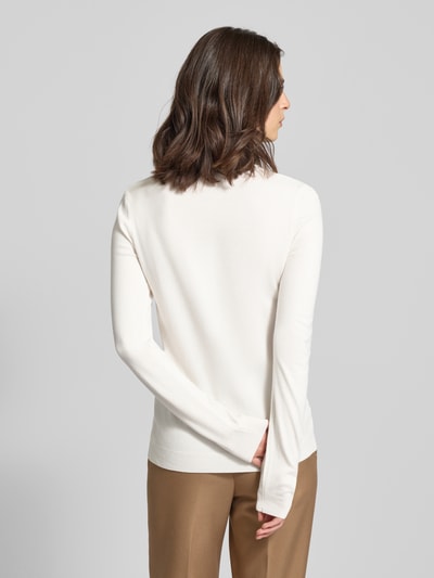 More & More Golf z mieszanki wiskozy z detalem z logo Złamany biały 5