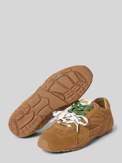 Steve Madden sneakers met labeldetails model 'Asiel' Camel - 4