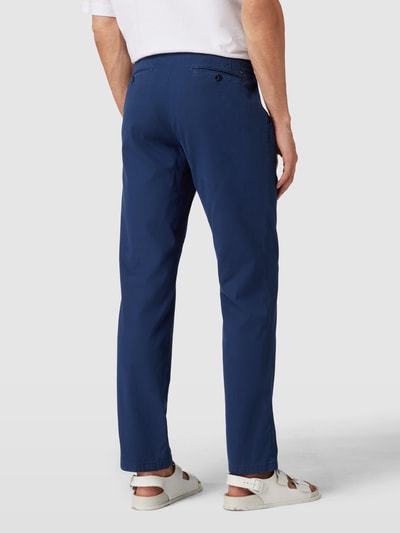 Brax Stoffen broek met paspelzakken, model 'Evans' Donkerblauw - 5