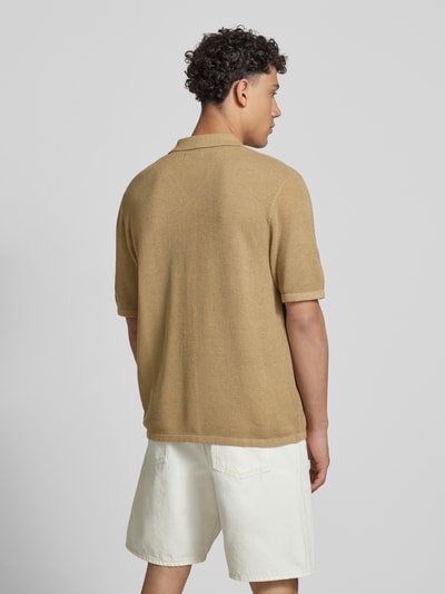 Jack & Jones Freizeithemd mit Knopfleiste Modell 'ORION' Beige 5