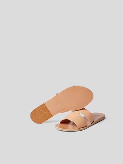 Ancient Greek Sandals Pantoletten mit Brand-Details Beige 6