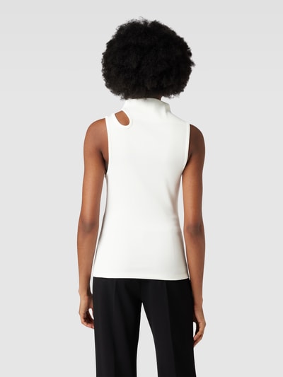 HUGO Top met cut-out, model 'Draca' Offwhite - 5