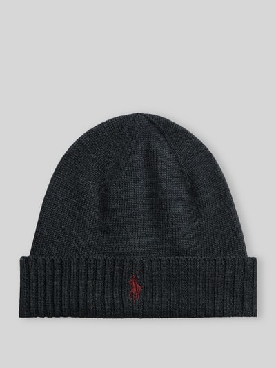 Polo Ralph Lauren Czapka z czystej wełny Antracytowy 1
