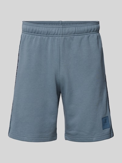 CHAMPION Tapered fit sweatshorts met labelprint Antraciet - 2