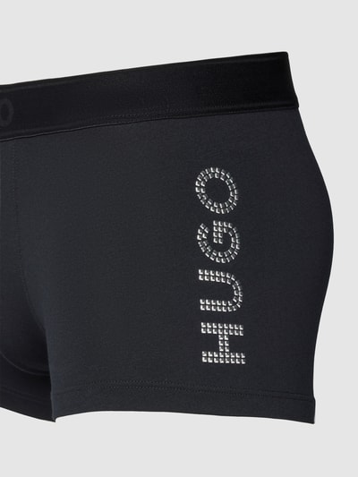 HUGO Boxershort met labelprint, model 'EXCITE' Zwart - 2