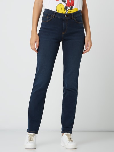 Christian Berg Woman Slim fit jeans met thermokwaliteit Blauw - 4