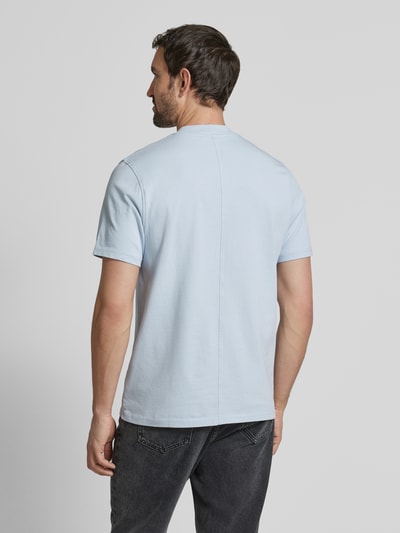 Samsøe Samsøe T-Shirt mit Label-Print Modell 'NORSBRO' Hellblau 5