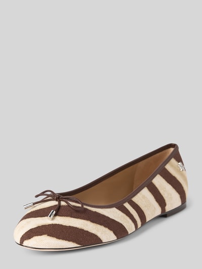 Lauren Ralph Lauren Ballerinas mit Schleifen-Applikation Modell 'JAYNA' Offwhite 1