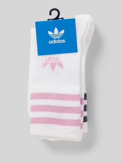 adidas Originals Socken mit Label-Print im 3er-Pack Weiss 3