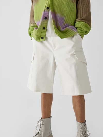 MSGM Bermudas mit Cargotaschen Offwhite 3