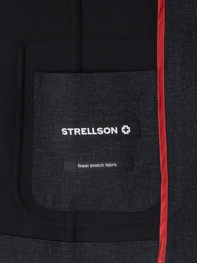 Strellson Slim Fit 2-Knopf-Sakko aus Jersey Modell 'Acon' Black 5