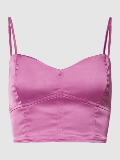 Review Top met verstelbare spaghettibandjes Neon roze - 2