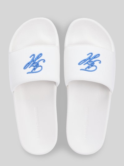 Tommy Hilfiger Badeschuhe mit Logo Detail aus Baumwolle Offwhite 3