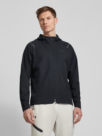 Under Armour Softshell-Jacke mit Zweiwege-Reißverschluss Modell 'Unstoppable' Black 4