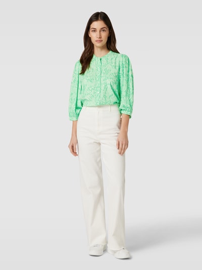 Soft Rebels Blouse met 3/4-mouwen, model 'Briella Elma' Neon groen - 1