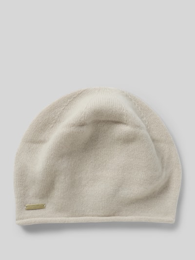 Seeberger Mütze aus reinem Kaschmir Stein 1