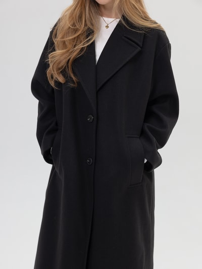 Review Anna von Klinski x REVIEW Langer Wintermantel Black 3