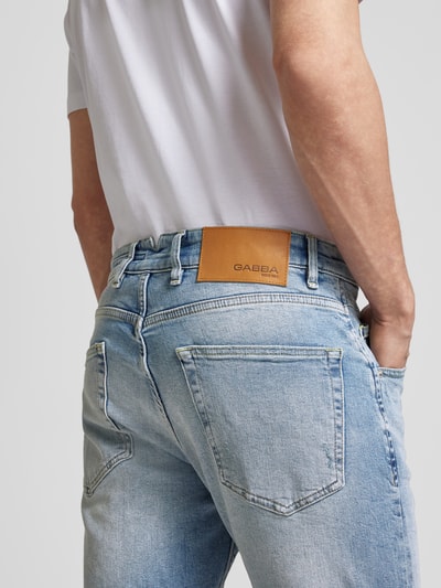 GABBA Jeans mit 5-Pocket-Design Marine 3