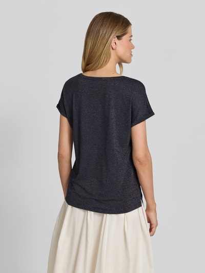 Christian Berg Woman relaxed fit T-shirt van viscosemix Donkerblauw - 5
