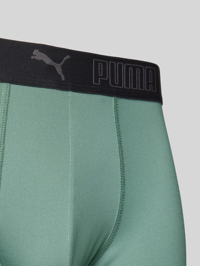 Puma Boxershort met labeldetail in een set van 2 stuks Lindegroen - 2