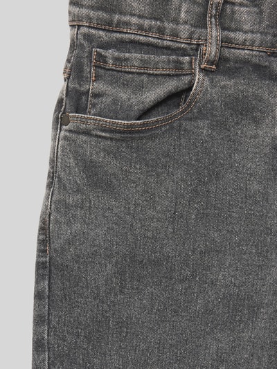 Lil Atelier Jeans met 5-pocketmodel, model 'BERLIN' Zwart - 2