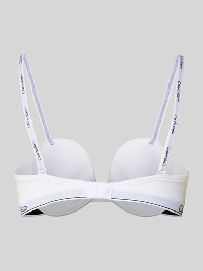 Calvin Klein Underwear BH mit Label-Spaghettiträgern Modell 'Demi' Weiss 3